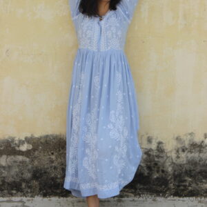 Modal Rose Patterned dress