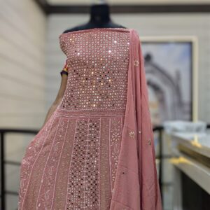 Pure Georgette Anarkali