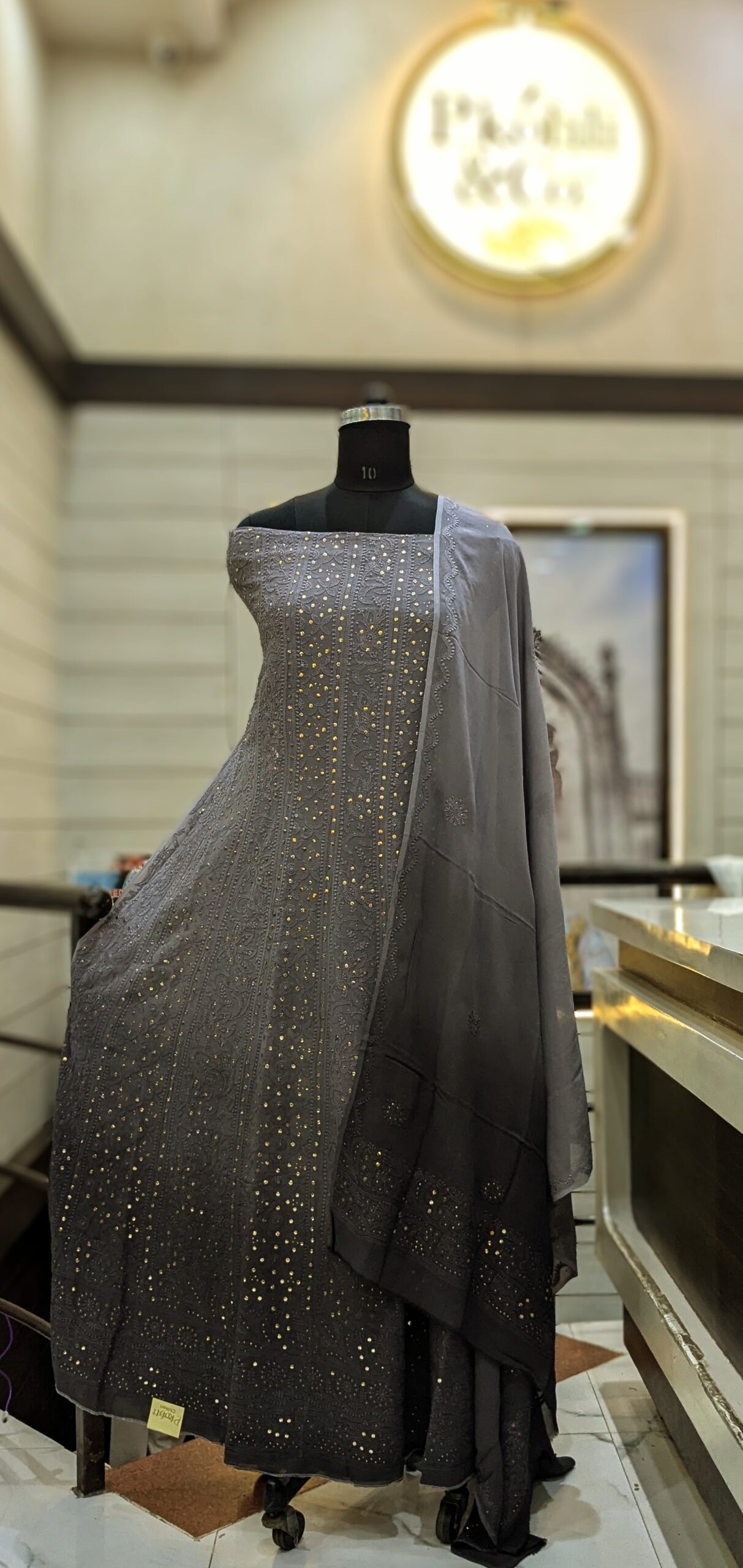 Pure Georgette Anarkali
